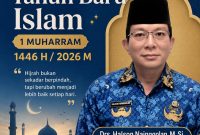 Ucapan Selamat Tahun Baru Islam 1448 H, KORPRI Lebak. (Istimewa)