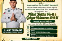Pemdes Citorek Tengah menggelar Lebaran Yatim. (Istimewa)