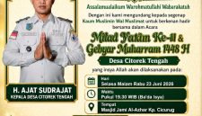 Pemdes Citorek Tengah menggelar Lebaran Yatim. (Istimewa)