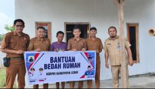 KORPRI Kabupaten Lebak merenovasi rumah tidak layak huni di Desa Cileles, Kecamatan Cileles, Kabupaten Lebak pada tahun 2026. (Istimewa)