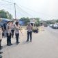 Kapolres Lebak, AKBP Arninsi saat meninjau lokasi jalan rawan kecelakaan. (Istimewa)