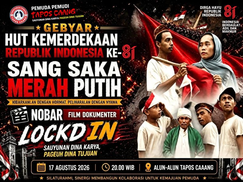 Poster Film Sang Saka Merah Mutih garapan Pemuda Tapos Caang. (Istimewa)
