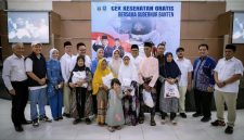 Ketua Fraksi Partai Gerindra DPRD Kabupaten Serang Ahmad Muhibbin saat mendampingi Gubernur Banten Andra Soni meninjau pelaksanaan Cek Kesehatan Gratis (CKG) di Universitas Faletehan, (Dok).