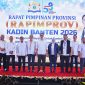 Ketua Kadin Banten, Moch. Azzari Jayabaya saat foto bersama dengan pengurus usai Rapimprov di Hotel Grand Keisha, Rangkasbitung. (Istimewa)