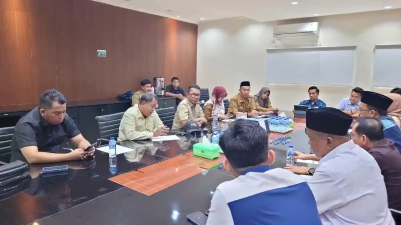 Komisi IV DPRD Kabupaten Serang saat Rapat dengan BBWSC. 
