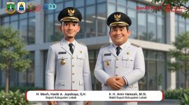 Bupati dan Wakil Bupati Lebak. (Istimewa)