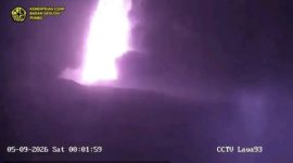 Penomena gunung Anak Krakatau, Dok (Ist/Dailyhits.id)