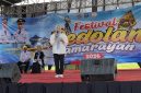 Bupati Serang Ratu Rachmatuzakiyah membuka Festival Bedolan Pamarayan 2026 di Bendung Pamarayan Baru, Kabupaten Serang, (Dok)