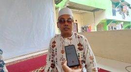 Ketua Tanfidziyah PCNU Kota Serang, KH Saifun Nawasi memberikan pernyataan kepada pers, (Dok/Dailyhits.id)