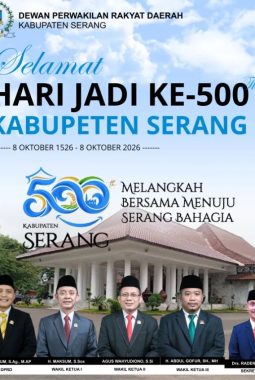 DPRD Ucapkan HUT Kabupaten Serang ke-500